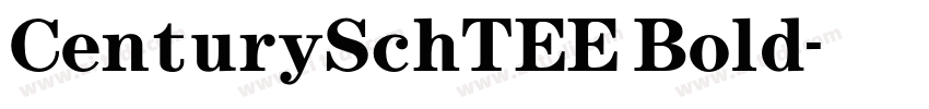 CenturySchTEE Bold字体转换 CenturySchTEE Bold字体转换